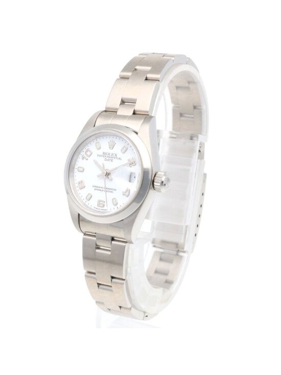 Rolex Date Oistar Watch Clock Automatic Winding Re Polished a Second main image 5